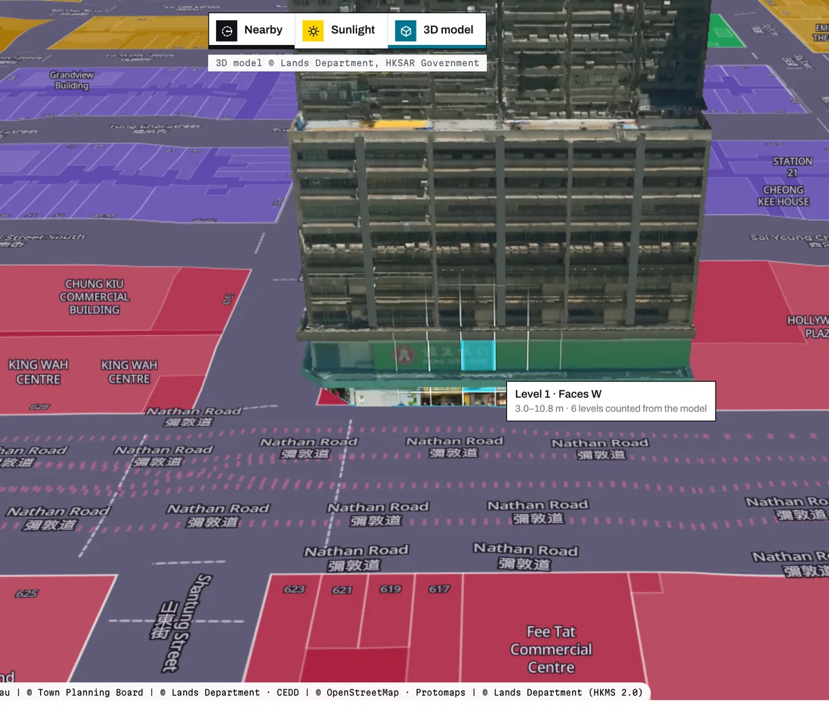 The survey the government made of that building.